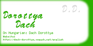 dorottya dach business card